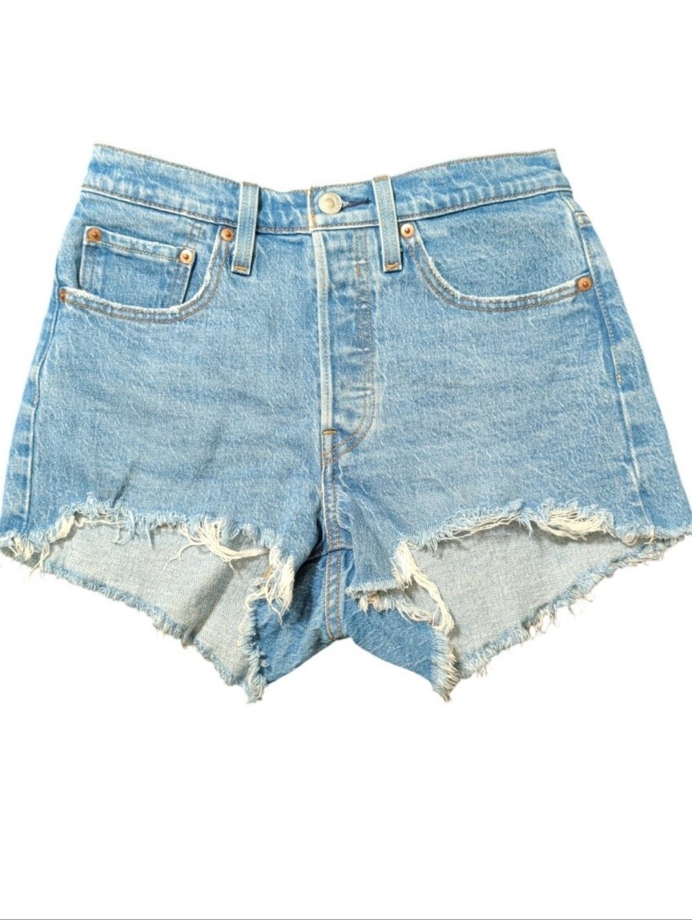 Levi's 501 Original Denim Shorts - Picture 3 of 10